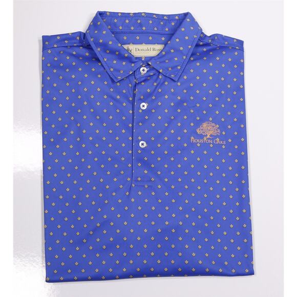 Donald Ross Houston Oaks Golf Performance Golf Polo Shirt Men's XL - Picture 1 of 7
